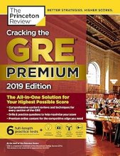 Cracking the GRE Premium Edition with 6 Practice Tests 2019